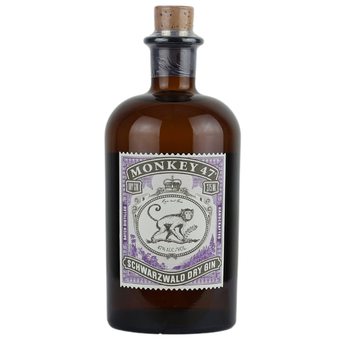 Monkey 47 Gin | Monkey Forest revived founded in Germany botanicals 2008. using Region produced which originally in in is The of Black and 1945 Gin 47 different the brand 47 was