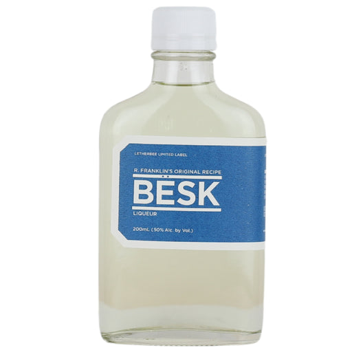 Letherbee Besk Malort Liqueur Flask