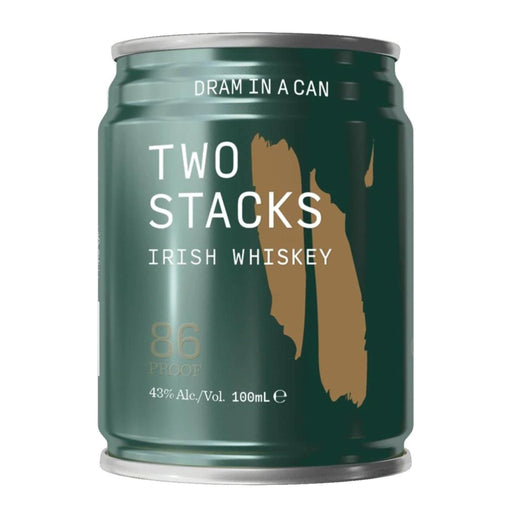 Two Stacks Dram In A Can Irish Whiskey SINGLE Can